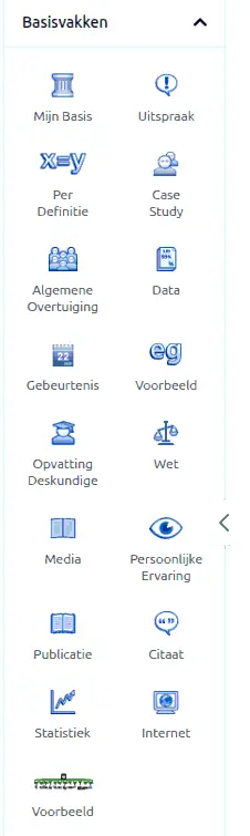 Basis Boxes panel